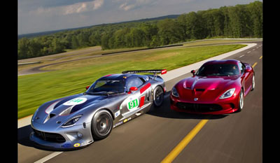 Chrysler Group – SRT Viper GTS and Viper GTS-R 2013 front